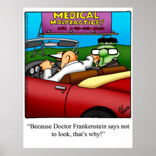 Halloween Humour Poster Gift "Spectickles"