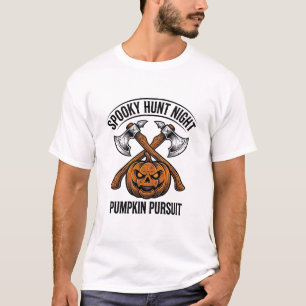 Halloween Hunting Shirt With Pumpkin Axes_1