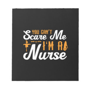 Halloween I Am A Nurse Birthday Notepad