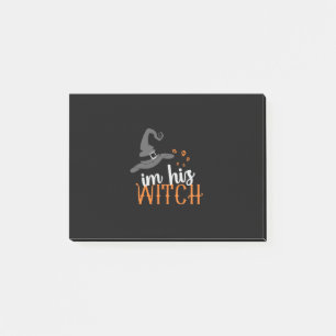 Halloween I Am His Witches Birthday Post-it Notes