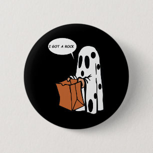 Halloween I Got A Rock Ghost 6 Cm Round Badge