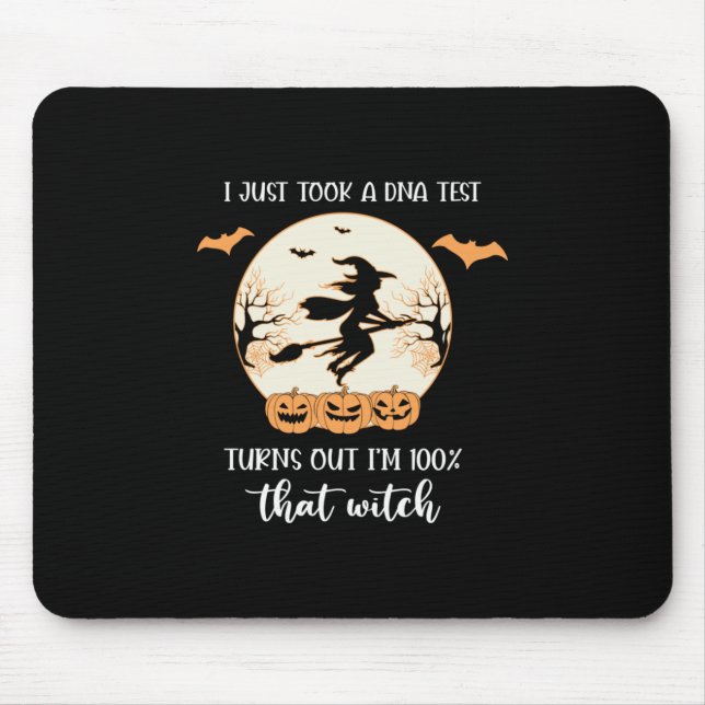 Halloween I Just Took A DNA Test Birthday Mouse Pad (Front)