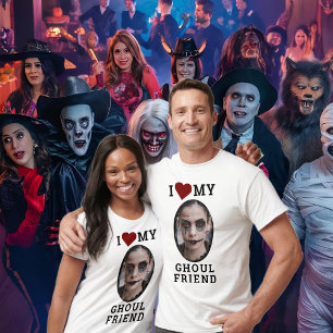 Halloween I Love My Ghoulfriend Grunge Girlfriend T-Shirt