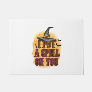 Halloween I Put A Spell On You Birthday Doormat
