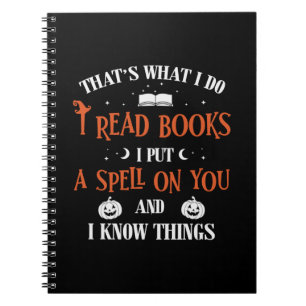 Halloween I Spell On You And Read Books Birthday