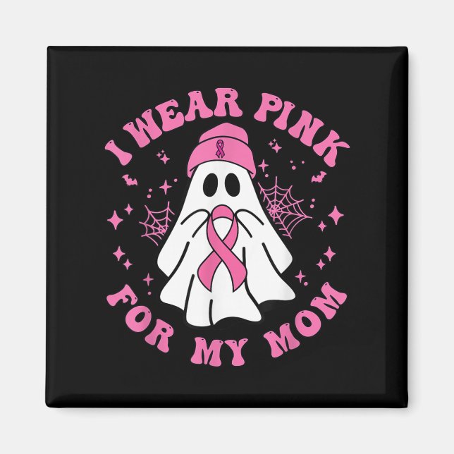 Halloween I Wear Nk For My Mum Breast Cancer Kid W Magnet (Front)