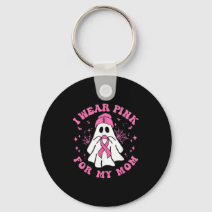 Halloween I Wear Pink For My Mum Breast Cancer Kid Key Ring