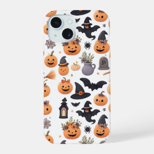 Halloween Icons Pattern iPhone Case