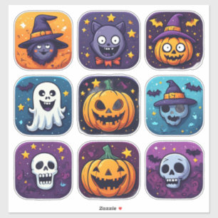 Halloween Icons Pumpkins Ghosts Witches Bats 🎃