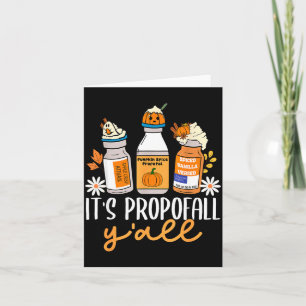 Halloween Icu Nurse Its Profall Y'all Crna Icu Fal Card