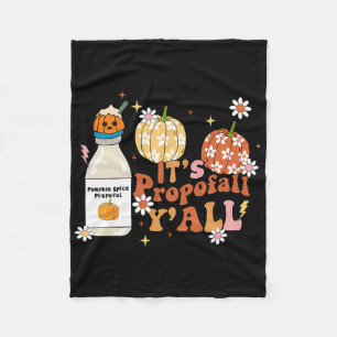 Halloween Icu Nurse Pumpkin Spice Propofol Nursing Fleece Blanket