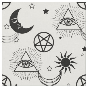 halloween illuminati eye fabric