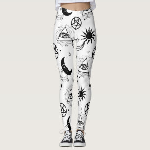 halloween illuminati eye leggings