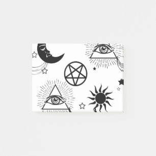 halloween illuminati eye post-it notes