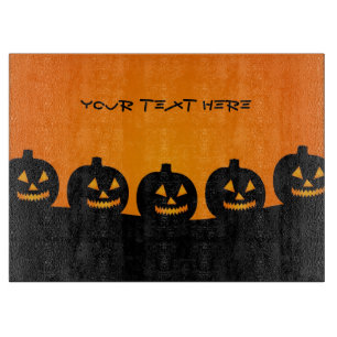 Halloween Illustration custom cutting board