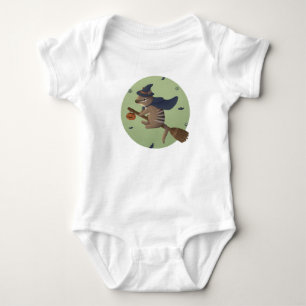 Halloween Illustration: Wizard Numbat Baby Bodysuit
