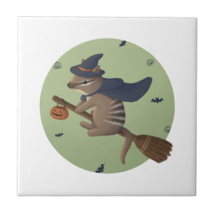 Halloween Illustration: Wizard Numbat Tile