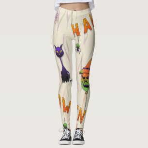 Halloween Illustrations Leggings