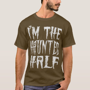 Halloween Im The Haunted Half Couples Costume T-Shirt
