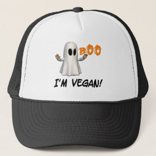 Halloween I'm Vegan Trucker Hat