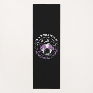 Halloween In A World Full Of Witches Birthday Yoga Mat