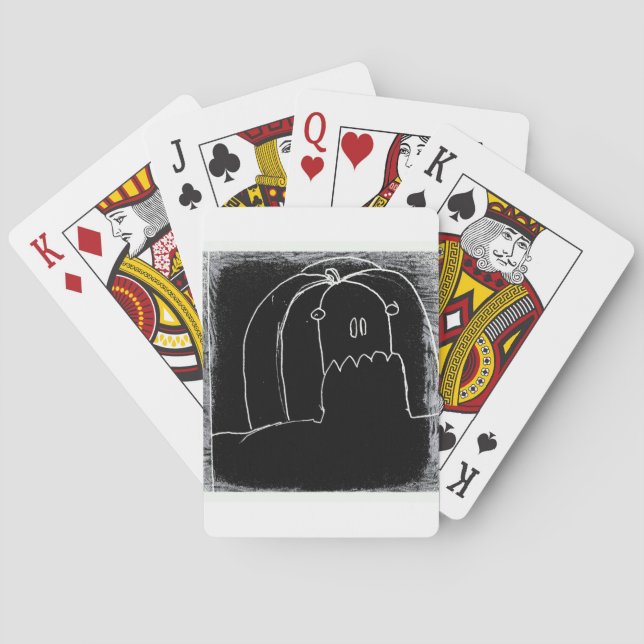 halloween in black parade yaie playing cards (Back)
