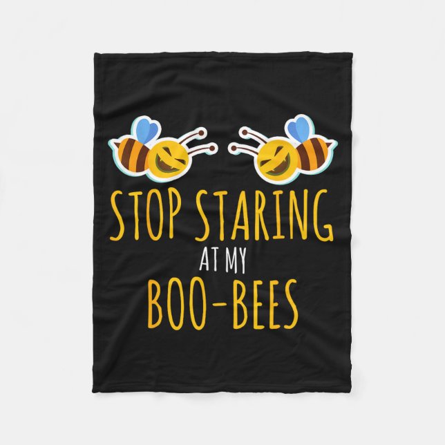 Halloween in distress stop fixing my bumblebee  fleece blanket (Front)