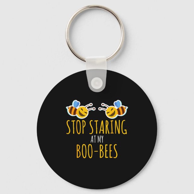 Halloween in distress stop fixing my bumblebee  key ring (Front)