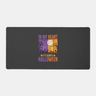 Halloween In My Heart Spooky Cemetery Desk Mat