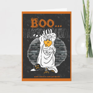 Halloween in prison card: 'Boo...Hoo'. Card