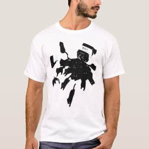 Halloween Ink Bottle Black Cat T-Shirt