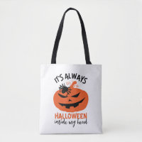 Halloween Inside My Head Funny Jack O Lantern