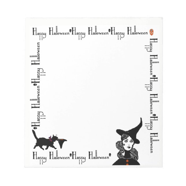 Halloween Inspired Note Pad (Front)