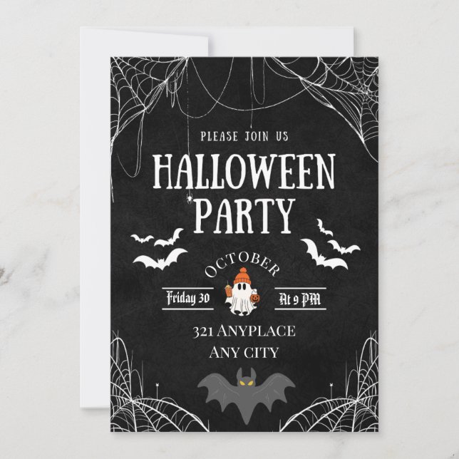 Halloween  invitation (Front)