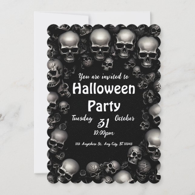 Halloween  invitation (Front)
