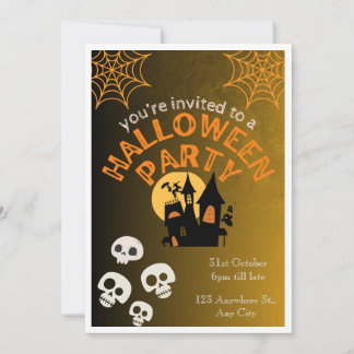 Halloween invitation