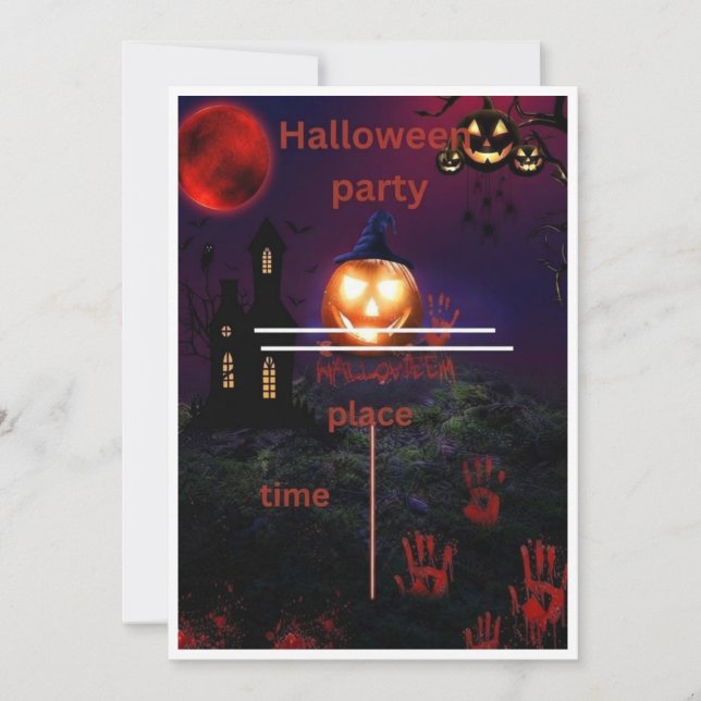 halloween invitation (Front)