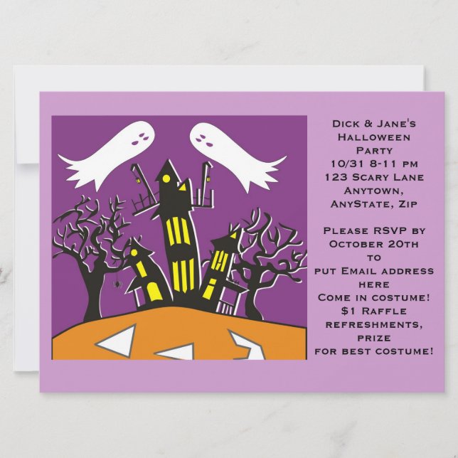 Halloween Invitation (Front)