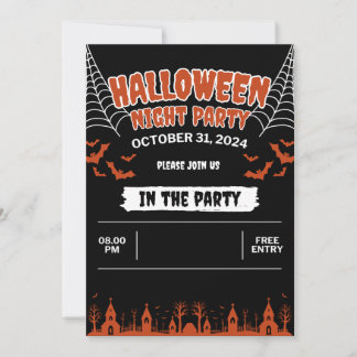Halloween Invitation Card
