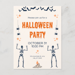Halloween Invitation cards! Postcard