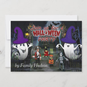 Halloween invitation for child's