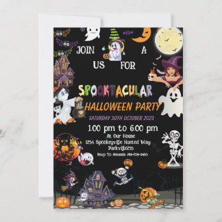 Halloween Invitation, Halloween Party Invitation, Save The Date