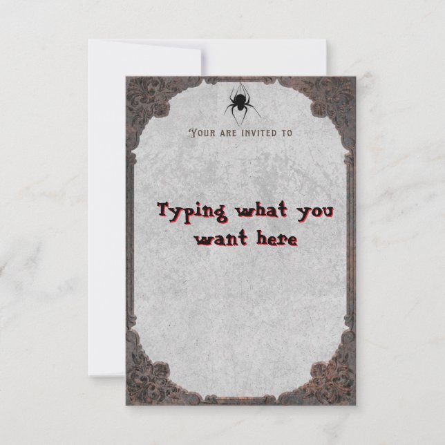 Halloween/Invitation Invitation (Front)