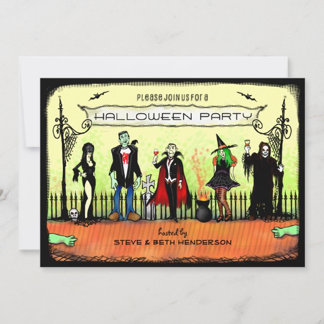 Halloween Invite - Halloween Costume Party (Front)