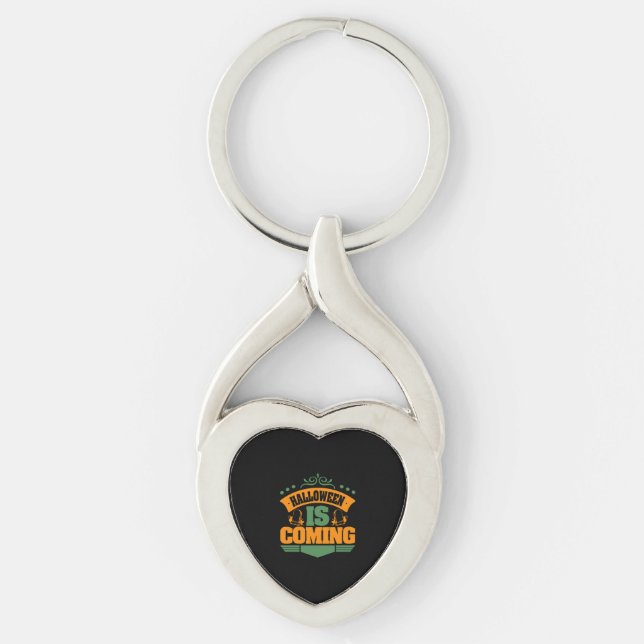 Halloween Is Coming      Key Ring (Front)