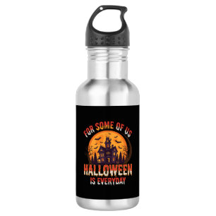 Halloween Is Everyday Haunted House Vintage Graphi 532 Ml Water Bottle