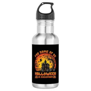 Halloween Is Everyday Haunted House Witch Moon_1 532 Ml Water Bottle