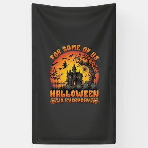 Halloween Is Everyday Haunted House Witch Moon_1 Banner