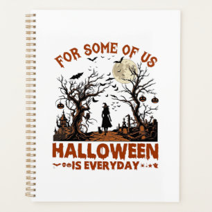 Halloween Is Everyday Witch Silhouette Full Moon G Planner
