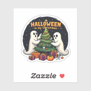 Halloween is my Christmas Funny Ghost Xmas Santa